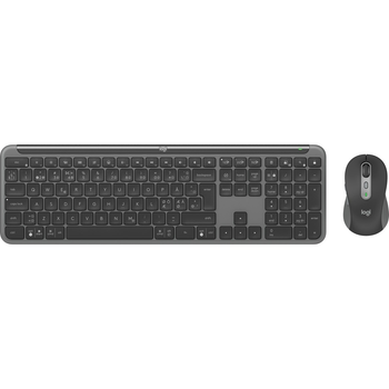 Комплект (клавиатура, мышь) беспроводной Logitech Signature Slim Combo MK950 for Business Graphite (512459)