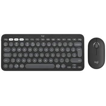 Комплект (клавиатура, мышь) беспроводной Logitech Pebble 2 Combo for Mac Graphite (479774)