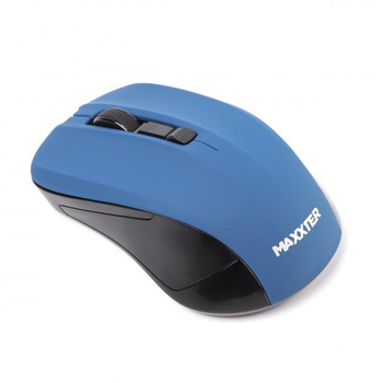 Мышка беспроводная Maxxter Blue для ноутбука (274183)