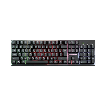 Клавіатура дротова Real-El Comfort 7011 Backlit (EL123100043)
