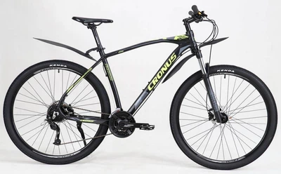 Велосипед Cronus FANTOM 27.5" 19.5" Чорний-Салатовий