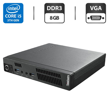Компьютер Lenovo ThinkCentre M92p/i5-3470T/RAM 8GB/256GB SSD/Recertified/Win10Pro