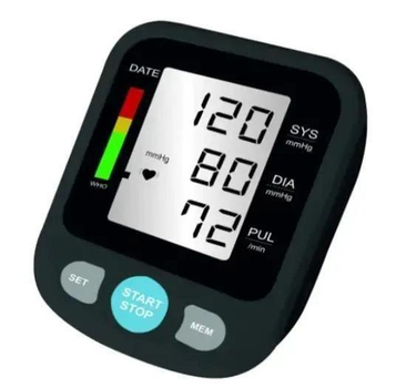 Цифровой тонометр на руку Automatic Digital HL-C30 для измерения давления и пульса с дисплеем Черный (127-14-16113)