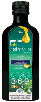 Жирні кислоти Onesano EstroVita Genius Kids 150 мл (5902596870959)