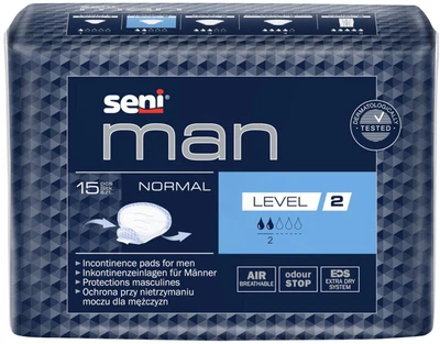 Урологічні прокладки для чоловіків Seni Man Normal 2 level