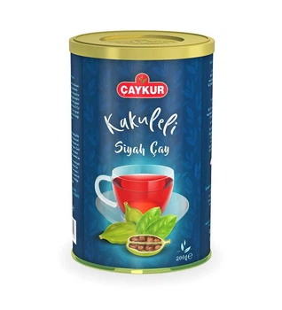 Турецький чорний чай з кардамоном Caykur Kakuleli 200 г