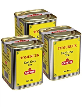 Турецкий чай Tomurcuk Earl Grey Çaykur 125 г 3 шт