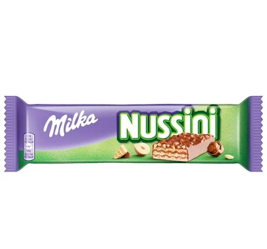 Вафлі Milka Nussini з фундуком 32 г Мілка