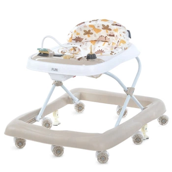 Ходунки детские FUN ME 1184 Beige, световые и звуковые эффекты