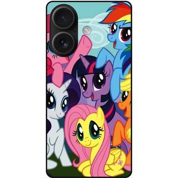 Чехол силиконовый бампер Candy для Iphone 16 Plus с рисунком Мой маленький пони my little pony