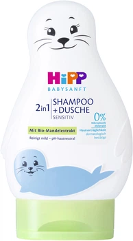 Дитячий шампунь і гель для купання HiPP Babysanft 200 мл (42241317)