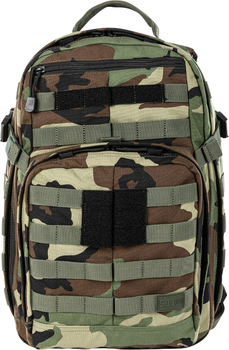 Рюкзак тактичний 5.11 Tactical RUSH 12 2.0 Backpack 24 л 56561WLABR-938 Woodland (888579991116)