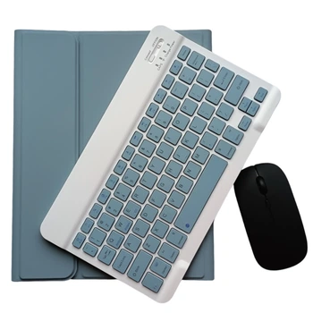 Чохол із Bluetooth - клавіатурою і мишкою Magnet Flip Cover для Xiaomi Pad 7 / Pad 7 Pro light blue