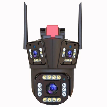 Уличная камера видеонаблюдения Sectec ST-450-6M-DL вайфай со слежением 360
