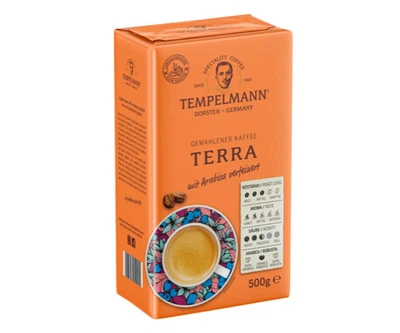 Кофе молотый Tempelmann Terra 500г