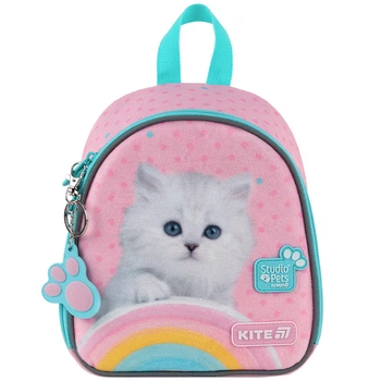 Рюкзак для детского сада Kite Kids Studio Pets SP25-538XXS XXS(до 100 см) 22x20x9 розовый