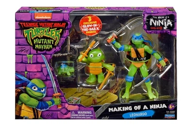 Zestaw figurek TMNT Mutant Mayhem Wojownicze Żołwie Ninja Evolution Leonardo 3 Pack (43377835813)