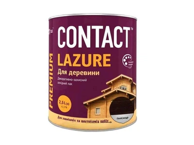 Лазур CONTACT 2,5л для деревини Палiсандр