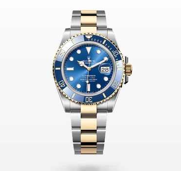 Часы Submariner Date 41 мм Синий циферблат, Синий безель (126613LB)