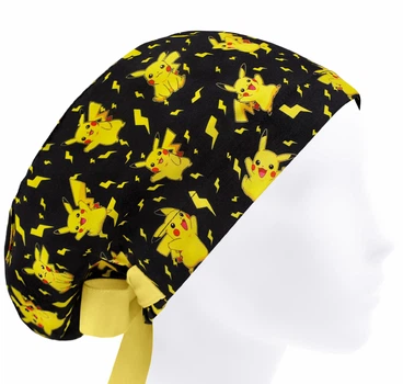 Медицинская шапочка женская HeadwearUniverse универсальная принт Пикачу