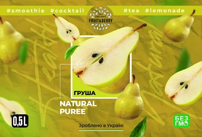 Фруктове пюре Fruit@Berry Груша 0.5л