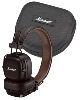 Комплект навушники Marshall Major V Brown Original + Кейс (Підтримка офіційного додатку)