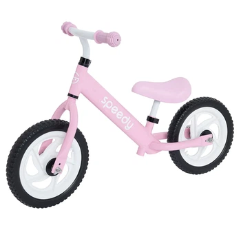 Двухколесный беговел Speedy SMIKI Розовый (7618436)