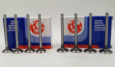 Клапана SM ВАЗ 2101-2107 (комплект 8-шт впускні + випускні) Каталожний номер 86-2802, 86-2801