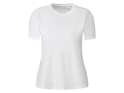 Футболка в рубчик для жінки Esmara LYCRA® 442774_435031_ L білий