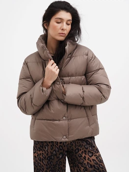 Куртка демісезонна коротка жіноча EQUILIBRI W172 009 000-5 M Brown (2299965849573)