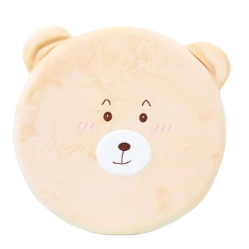Подушка декоротивная на стул Cushion for a chair "Animals" 40 х 40 см (R32614) "Медведь бежевый"