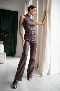 Костюм Tales Rockstar экокожа S марсала (ks2229-019)