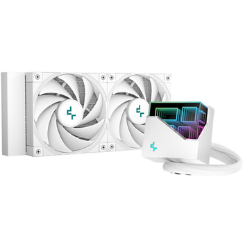Система водяного охлаждения DeepCool Gammaxx LT520 4-pin 2-fans 240mm White (R-LT520-WHAMNF-G-1)