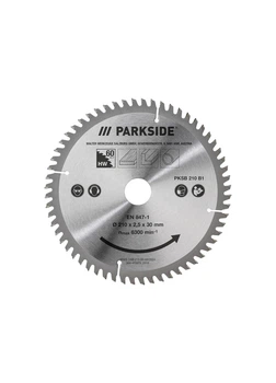 Пильный диск PKSB 210 B1, Ø 210 мм 60 зубьев стальной PARKSIDE