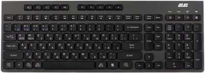 Клавиатура 2E KS280 WL/BT EN/UKR Grey/Black (2E-KS280WBGR_UA)