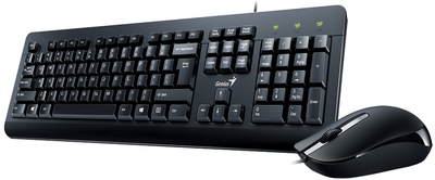 Комплект Genius KM-160 Black Ukr (31330001419)