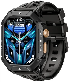 Смарт-годинник Oukitel BT80 Black (6931940754668)