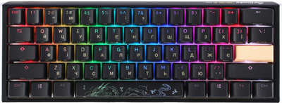 Клавиатура Ducky One 3 Mini Cherry MX Silent Red RGB Black UA (DKON2161ST-SUAPXCLAWSC1)