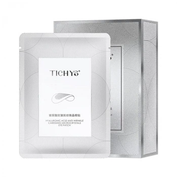Патчі гідрогелеві з мікроголками та гіалуроновою кислотою TICHYS Hyaluronic Acid Anti-Wrinkle Eye Patch, 3 пар