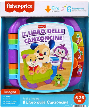 Książka edukacyjna Fisher-Price Laugh & Learn CDH49 (wersja włoska)(0887961041620)