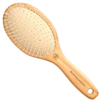 Щітка для волосся OLIVIA GARDEN Touch Detangle Nylon Бамбукова овальна M