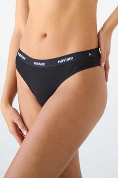 Трусики стринг Naviale 5(XL) Черный (86974)