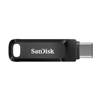 USB накопитель SanDisk Ultra Dual Drive Go 64ГБ USB-Type C черный