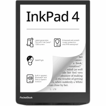 Электронная книга PocketBook 743G InkPad 4 7.8" 32ГБ (Wi-Fi + Bluetooth) (PB743G-U-CIS)