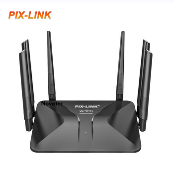 Високошвидкісний Wi-Fi роутер маршрутизатор з 6 антенами репітер Pix-link LV-WR50Q 300 Мбіт/с 2.4 ГГц Чорний