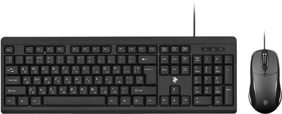 Kомплект 2E MK401 USB EN/UKR Black (2E-MK401UB_UA)