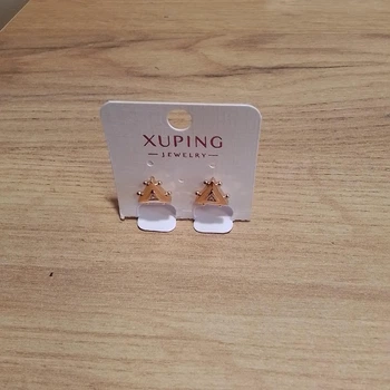 Сережки з медичного сплаву. Позолота. Ювелірна біжутерія Xuping 20192