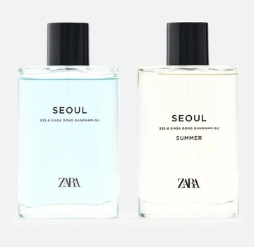 Парфюм для чоловіків ZARA SEOUL 90 ML + SEOUL SUMMER 90 ML