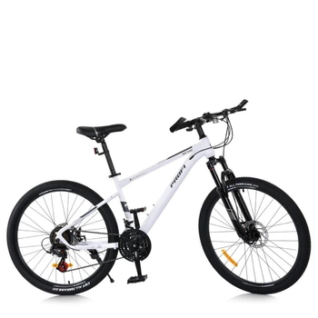 Велосипед SKD75 MTB 2605-2, 26 дюймов, стальная рама 16 Sunrun 24SP белый