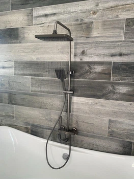 Душевая система Epelli Boutique Bathroom mini с тропическим душем, лейкой и гигиеническим душем, графит